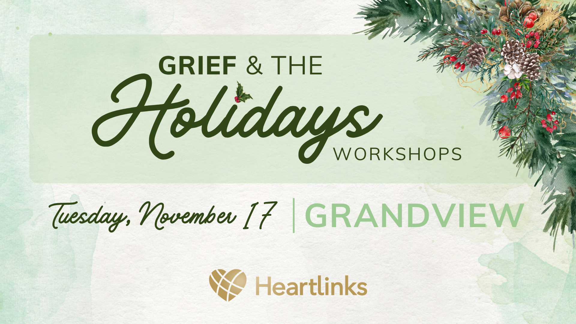 grief and the holidays grandview